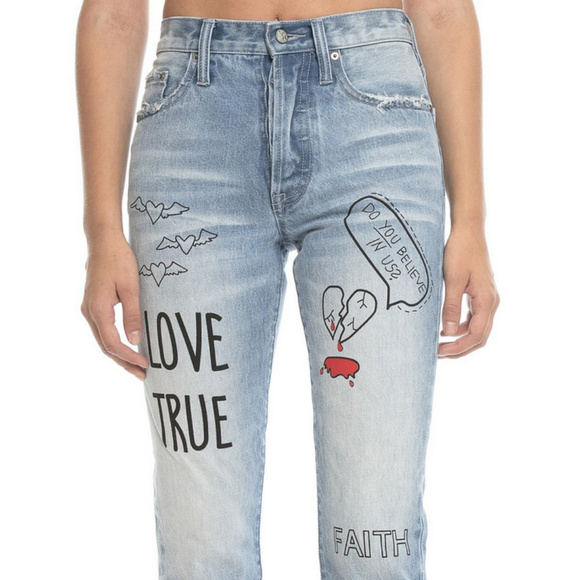 NEW PRPS Amx Jeans in Indigo Love Note - Picture 7 of 12